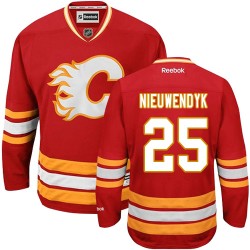 Joe Nieuwendyk Calgary Flames Reebok Premier Red Third Jersey