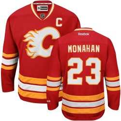 Sean Monahan Calgary Flames Reebok Premier Red Third Jersey