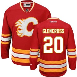 Curtis Glencross Calgary Flames Reebok Premier Red Third Jersey