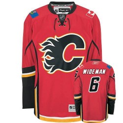 Dennis Wideman Calgary Flames Reebok Premier Red Home Jersey