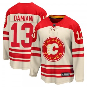 Riley Damiani Calgary Flames Fanatics Branded Premier Cream Breakaway 2023 Heritage Classic Jersey