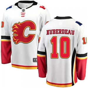 Youth Jonathan Huberdeau Calgary Flames Fanatics Branded Breakaway White Away Jersey