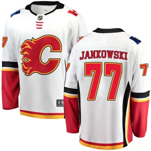 Youth Mark Jankowski Calgary Flames Fanatics Branded Breakaway White Away Jersey