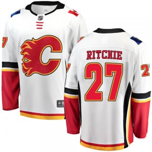 Youth Nick Ritchie Calgary Flames Fanatics Branded Breakaway White Away Jersey