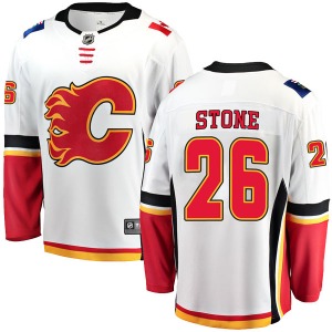 Youth Michael Stone Calgary Flames Fanatics Branded Breakaway White Away Jersey