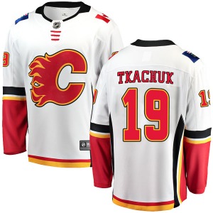 Youth Matthew Tkachuk Calgary Flames Fanatics Branded Breakaway White Away Jersey