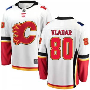 Youth Dan Vladar Calgary Flames Fanatics Branded Breakaway White Away Jersey