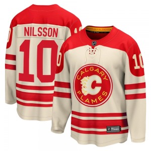 Youth Kent Nilsson Calgary Flames Fanatics Branded Premier Cream Breakaway 2023 Heritage Classic Jersey