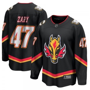 Connor Zary Calgary Flames Fanatics Branded Premier Black Breakaway 2022/23 Alternate Jersey