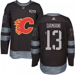 Youth Riley Damiani Calgary Flames Authentic Black 1917-2017 100th Anniversary Jersey