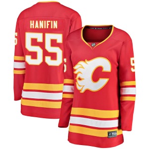 Women's Noah Hanifin Calgary Flames Fanatics Branded Breakaway Red Alternate Jersey