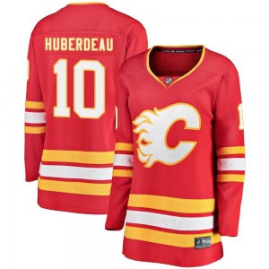 Women's Jonathan Huberdeau Calgary Flames Fanatics Branded Breakaway Red Alternate Jersey