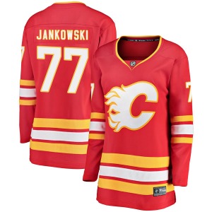 Women's Mark Jankowski Calgary Flames Fanatics Branded Breakaway Red Alternate Jersey