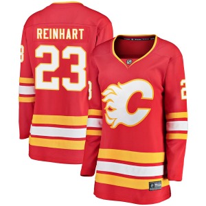 Women's Paul Reinhart Calgary Flames Fanatics Branded Breakaway Red Alternate Jersey