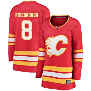 Women's Doug Risebrough Calgary Flames Fanatics Branded Breakaway Red Alternate Jersey