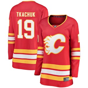 Women's Matthew Tkachuk Calgary Flames Fanatics Branded Breakaway Red Alternate Jersey