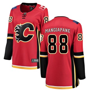 Women's Andrew Mangiapane Calgary Flames Fanatics Branded Breakaway Red Home Jersey