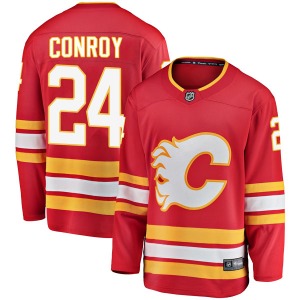 Youth Craig Conroy Calgary Flames Fanatics Branded Breakaway Red Alternate Jersey