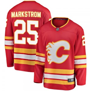 Youth Jacob Markstrom Calgary Flames Fanatics Branded Breakaway Red Alternate Jersey