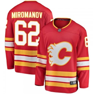 Youth Daniil Miromanov Calgary Flames Fanatics Branded Breakaway Red Alternate Jersey