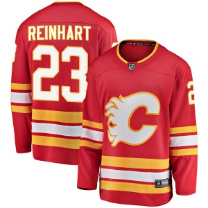 Youth Paul Reinhart Calgary Flames Fanatics Branded Breakaway Red Alternate Jersey