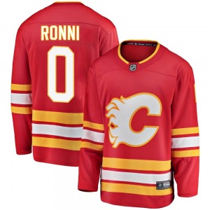 Youth Topi Ronni Calgary Flames Fanatics Branded Breakaway Red Alternate Jersey