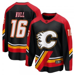 Youth Brett Hull Calgary Flames Fanatics Branded Breakaway Black Special Edition 2.0 Jersey