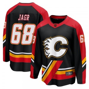 Youth Jaromir Jagr Calgary Flames Fanatics Branded Breakaway Black Special Edition 2.0 Jersey