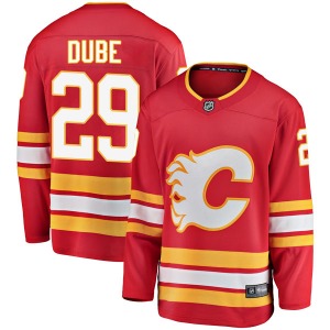 Dillon Dube Calgary Flames Fanatics Branded Breakaway Red Alternate Jersey