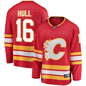 Brett Hull Calgary Flames Fanatics Branded Breakaway Red Alternate Jersey