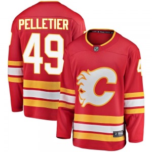 Jakob Pelletier Calgary Flames Fanatics Branded Breakaway Red Alternate Jersey