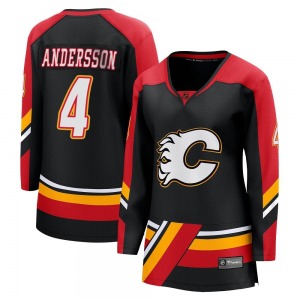 Women's Rasmus Andersson Calgary Flames Fanatics Branded Breakaway Black Special Edition 2.0 Jersey
