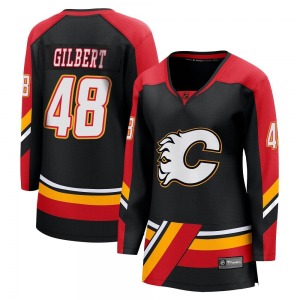 Women's Dennis Gilbert Calgary Flames Fanatics Branded Breakaway Black Special Edition 2.0 Jersey