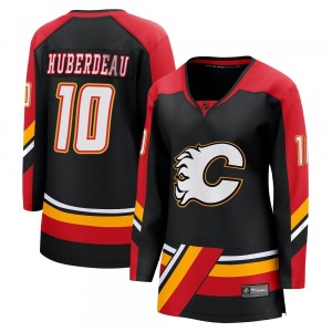 Women's Jonathan Huberdeau Calgary Flames Fanatics Branded Breakaway Black Special Edition 2.0 Jersey