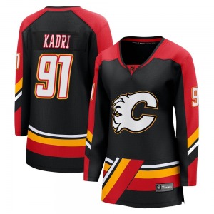 Women's Nazem Kadri Calgary Flames Fanatics Branded Breakaway Black Special Edition 2.0 Jersey