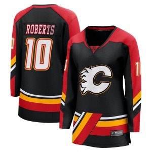 Women's Gary Roberts Calgary Flames Fanatics Branded Breakaway Black Special Edition 2.0 Jersey