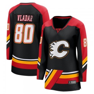 Women's Dan Vladar Calgary Flames Fanatics Branded Breakaway Black Special Edition 2.0 Jersey