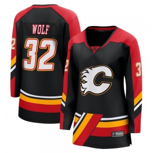 Women's Dustin Wolf Calgary Flames Fanatics Branded Breakaway Black Special Edition 2.0 Jersey