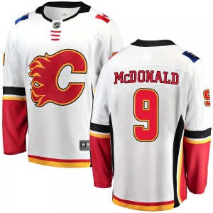 Lanny McDonald Calgary Flames Fanatics Branded Breakaway White Away Jersey