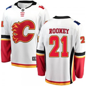 Kevin Rooney Calgary Flames Fanatics Branded Breakaway White Away Jersey