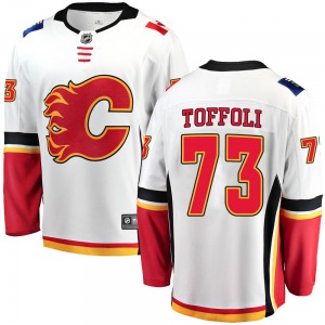 Tyler Toffoli Calgary Flames Fanatics Branded Breakaway White Away Jersey