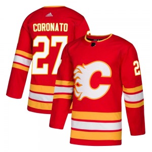 Youth Matt Coronato Calgary Flames Adidas Authentic Red Alternate Jersey