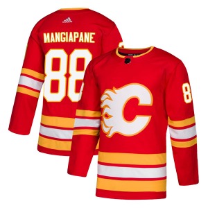 Youth Andrew Mangiapane Calgary Flames Adidas Authentic Red Alternate Jersey