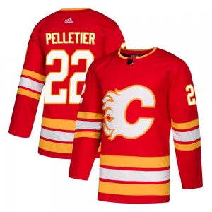 Youth Jakob Pelletier Calgary Flames Adidas Authentic Red Alternate Jersey