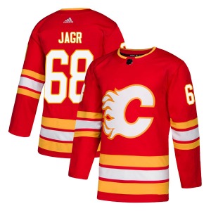 Jaromir Jagr Calgary Flames Adidas Authentic Red Alternate Jersey