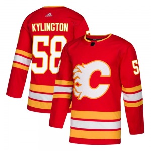 Oliver Kylington Calgary Flames Adidas Authentic Red Alternate Jersey