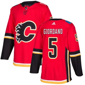 Mark Giordano Calgary Flames Adidas Authentic Red Jersey