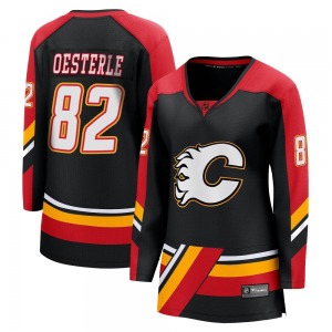 Women's Jordan Oesterle Calgary Flames Fanatics Branded Breakaway Black Special Edition 2.0 Jersey