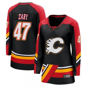Women's Connor Zary Calgary Flames Fanatics Branded Breakaway Black Special Edition 2.0 Jersey